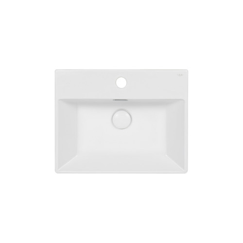Раковина Qtap Nando K 410х355х125 White з донним клапаном QT12117041KW Раковина Qtap Nando K 410х355х125 White з донним клапаном QT12117041KW