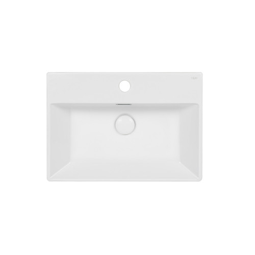 Раковина Qtap Nando K 500х355х125 White з донним клапаном QT12117050KW Раковина Qtap Nando K 500х355х125 White з донним клапаном QT12117050KW