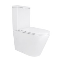 Унитаз-компакт Qtap Stork/Swan безободковый с сиденьем Soft-close QT15222178W Унитаз-компакт Qtap Stork/Swan безободковый с сиденьем Soft-close QT15222178W