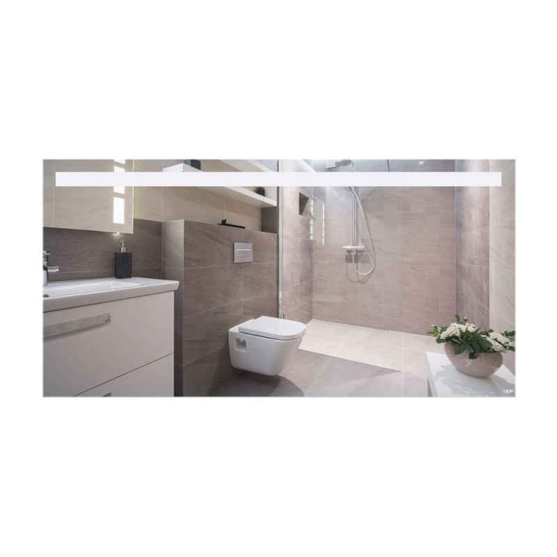 Дзеркало Qtap Mideya Modern 1400х700 з LED-підсвічуванням кнопковий перемикач, QT2078141470140W