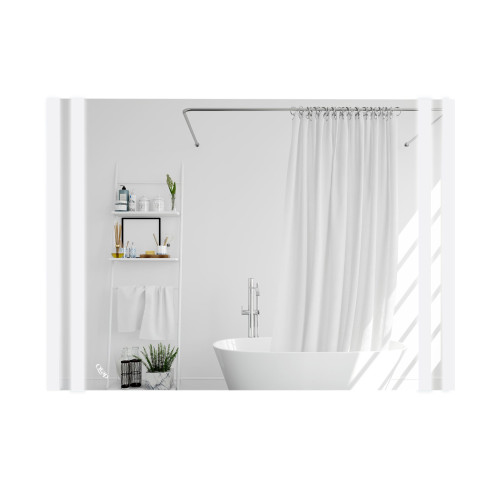 Дзеркало Qtap Mideya Classic 600х800 з LED-підсвічуванням кнопковий перемикач, Reverse QT2078250660W