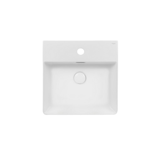 Раковина Qtap Nando C 405х405х125 White з донним клапаном QT12117040CW Раковина Qtap Nando C 405х405х125 White з донним клапаном QT12117040CW