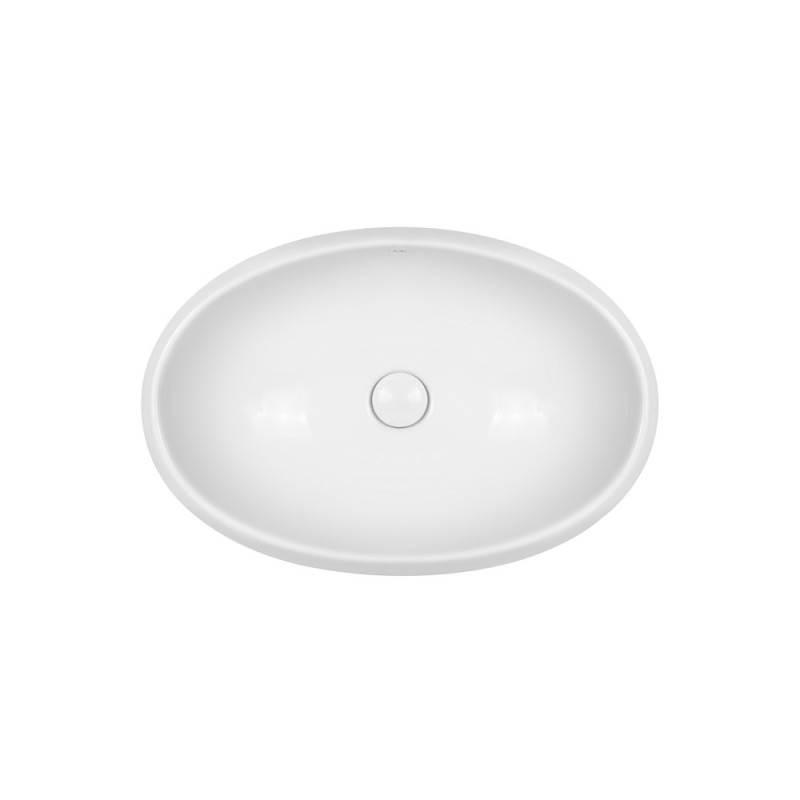 Раковина-чаша Qtap Leo 600х400х155 White з донним клапаном QT11117060GW