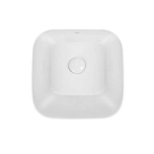 Раковина-чаша Qtap Scorpio 350х390х120 White з донним клапаном QT14112241W