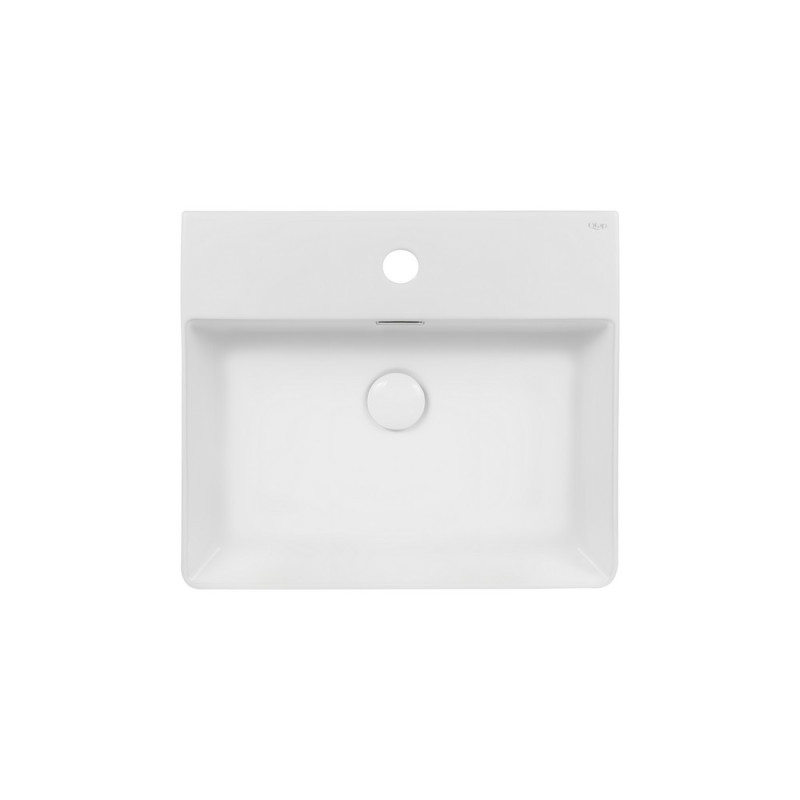 Раковина Qtap Nando C 500х420х125 White з донним клапаном QT12117050CW