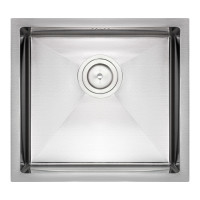 Кухонна мийка Qtap D4843 2.7/1.0 мм Satin (QTD484310)