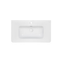 Раковина Qtap Albatross 9H 800х460х180 White з донним клапаном QT01119080HW Раковина Qtap Albatross 9H 800х460х180 White з донним клапаном QT01119080HW