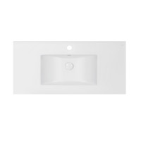 Раковина Qtap Albatross E 1000х460х180 White з донним клапаном QT01119100EW Раковина Qtap Albatross E 1000х460х180 White з донним клапаном QT01119100EW