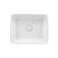 Раковина-чаша Qtap Tern 480х370х135 White с донным клапаном QT17112074W
