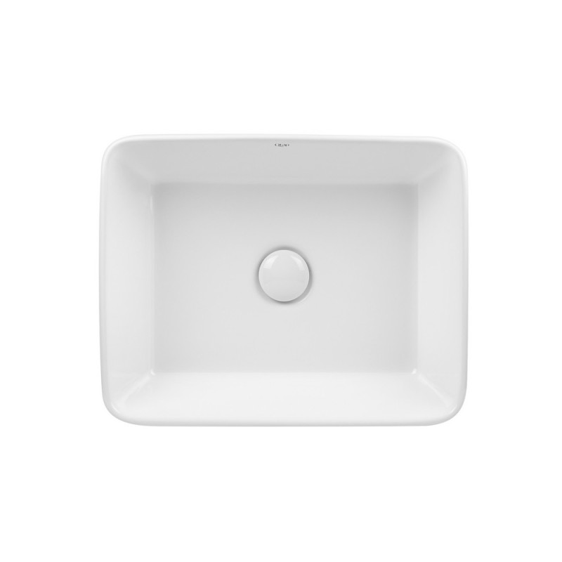 Раковина-чаша Qtap Tern 480х370х135 White з донним клапаном QT17112074W