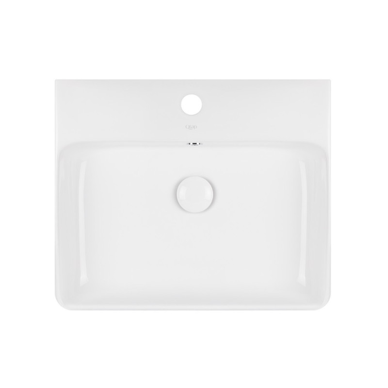 Раковина Qtap Nando 500х420х130 White з донним клапаном QT1211K404AW