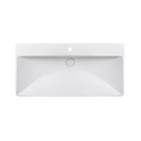 Раковина Qtap Albatross D 1000х500х210 White з донним клапаном QT01115100DW Раковина Qtap Albatross D 1000х500х210 White з донним клапаном QT01115100DW