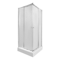 Набор Qtap душевая кабина Presto CRM1088SP5 Pear + поддон Unisquare 308815