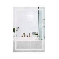 Дзеркало Qtap Mideya (DC-F936) 500х800 з LED-підсвічуванням Touch, з антизапотіванням QT2078F936W
