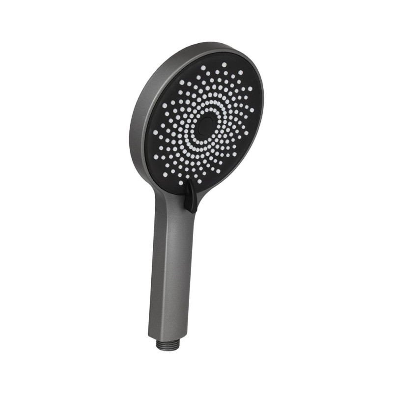 Лійка для ручного душу Qtap Rucni округла QTRUCA120R3GRP Graphite