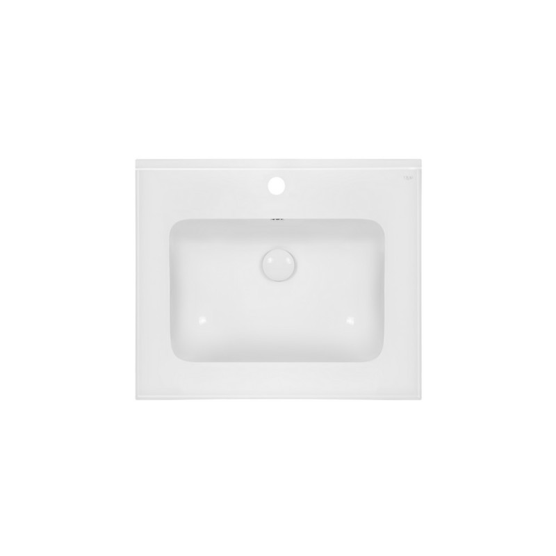 Раковина Qtap Albatross E49 600х490х200 White с донным клапаном QT01119060E49W