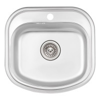 Кухонна мийка Qtap 4947 0,8 мм Satin (QT4947SAT08)