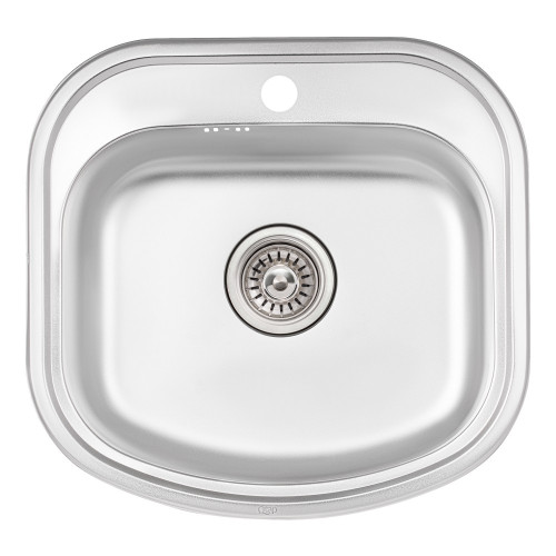 Кухонна мийка Qtap 4947 0,8 мм Satin (QT4947SAT08)