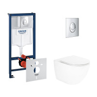 Набор инсталляция 4 в 1 Grohe Rapid SL 38721001 + унитаз с сиденьем Qtap Robin QT13332141ERW Набор инсталляция 4 в 1 Grohe Rapid SL 38721001 + унитаз с сиденьем Qtap Robin QT13332141ERW