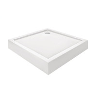 Душовий піддон Qtap Tern 308812W 80x80x12 см + сифон
