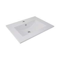 Раковина Qtap Albatross 600х460х180 White без донного клапану QT01113060CW1