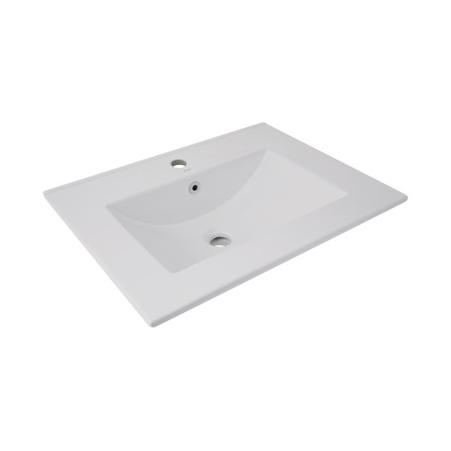 Раковина Qtap Albatross 600х460х180 White без донного клапану QT01113060CW1