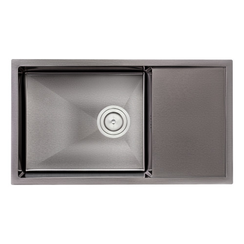 Кухонна мийка Qtap D7844BL 2.7/1.0 мм Black (QTD7844BLPVD12)