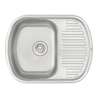 Кухонная мойка Qtap 6349 Satin 0,8 мм (QT6349SAT08)