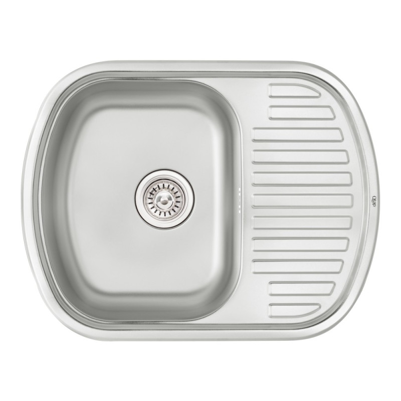 Кухонна мийка Qtap 6349 0,8 мм Satin (QT6349SAT08)