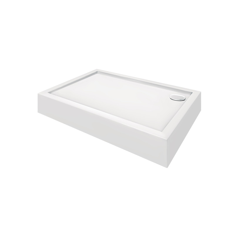Душовий піддон Qtap Tern 301812W 100x80x12 см + сифон