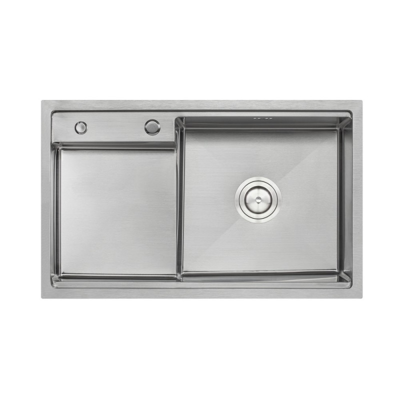 Кухонная мойка Qtap D7848-R Satin 3.0/1.2 мм (QTD78483012)