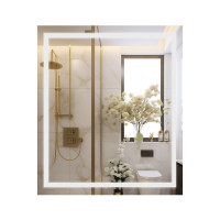 Дзеркало Qtap Mideya 700х800 з LED-підсвічуванням Touch, з антизапотіванням QT2078DCF7080W
