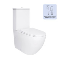Унітаз підлоговий Qtap Jay Ultra Quiet з сидінням Soft-close 640x360x835 мм QT07222175TW White Унітаз підлоговий Qtap Jay Ultra Quiet з сидінням Soft-close 640x360x835 мм QT07222175TW White