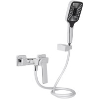 Змішувач для душу Qtap Capricorn з душовим гарнітуром Chrome (k35) QTCAP4060102C48221