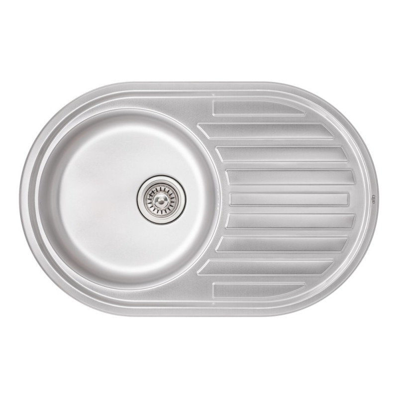 Кухонная мойка Qtap 7750 Micro Decor 0,8 мм (QT7750MICDEC08)
