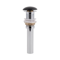 Донний клапан для раковини Qtap PU03 70х70х227.5 Matt black