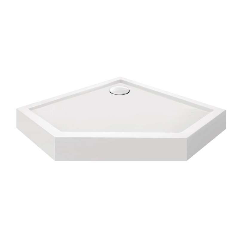 Душовий піддон Qtap Diamond 301112 100x100x12 см + сифон