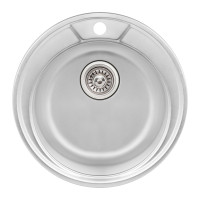 Кухонная мойка Qtap D490 Micro Decor 0,8 мм (QTD490MICDEC08)