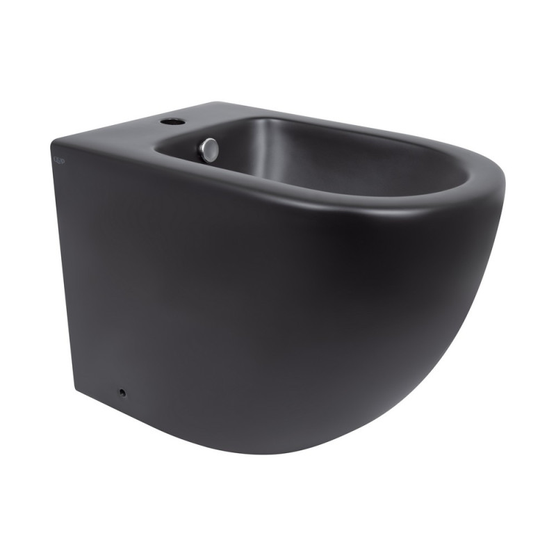 Биде напольное Qtap Robin 565x360x405 Matt black QT13442141CMB