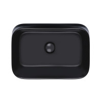 Раковина-чаша Qtap Scorpio 550х390х120 Matt black с донным клапаном QT14112243MB Раковина-чаша Qtap Scorpio 550х390х120 Matt black с донным клапаном QT14112243MB