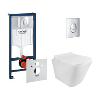 Набор инсталляция 4 в 1 Grohe Rapid SL 38721001 + унитаз с сиденьем Qtap Tern QT1733052ERW Набор инсталляция 4 в 1 Grohe Rapid SL 38721001 + унитаз с сиденьем Qtap Tern QT1733052ERW