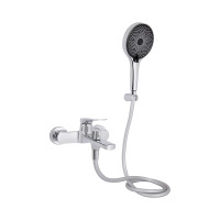 Смеситель для ванны Qtap Slavonice (c душевым гарнитуром) QTSLV259CRM48034 Chrome