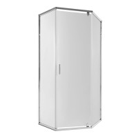 Душова кабіна Qtap Scorpio CRM10115-AC6 97х97 см, скло Clear 6 мм, покриття CalcLess, без піддона