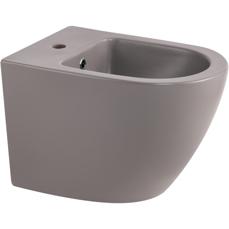 Біде підвісне Qtap Robin 515x370x350 мм, Stone grey QT13551381GSG