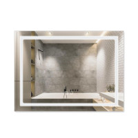 Зеркало Qtap Mideya (DC-F904) 800х600 с LED-подсветкой Touch, с антизапотеванием QT2078F904W