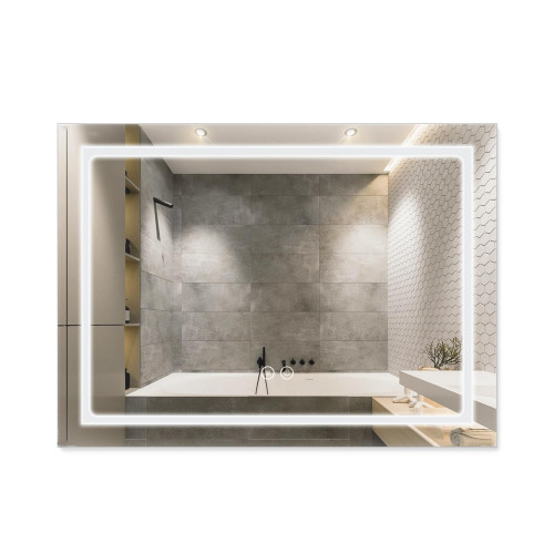 Дзеркало Qtap Mideya (DC-F904) 800х600 з LED-підсвічуванням Touch, з антизапотіванням QT2078F904W