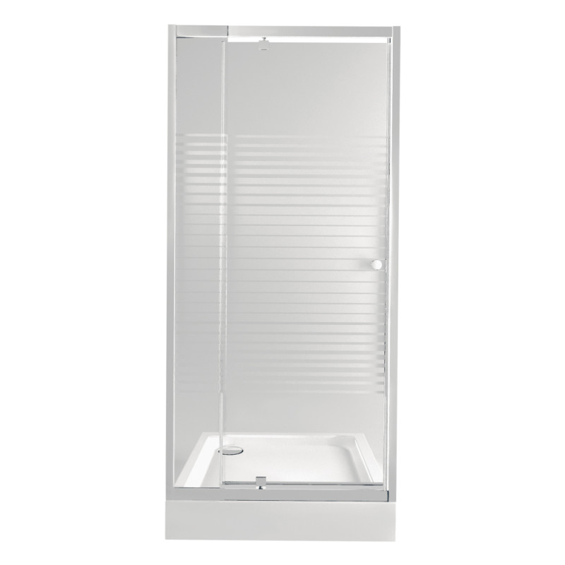 Набір Qtap двері в нішу Pisces WHI208-9.CP5 + піддон Unisquare 309915