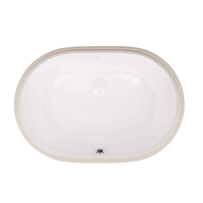 Раковина Qtap Stork 560x395x195 White з донним клапаном QT15116030W