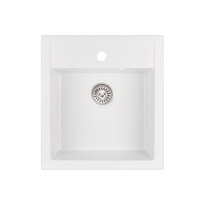 Кухонна мийка Qtap CS 5046 White (QT5046WHI650)