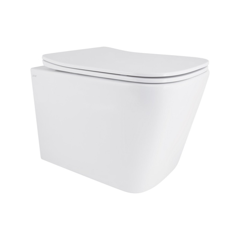 Унітаз підвісний Qtap Tern із сидінням Soft-close QT17332303ASW